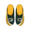 Men's FOCO Green Bay Packers Big Logo Color Edge Slippers