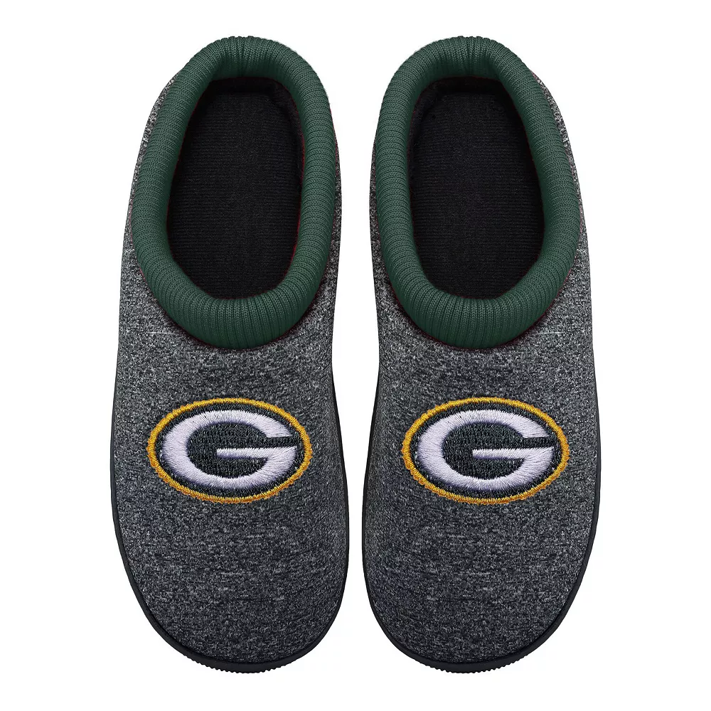 Men's FOCO Green Bay Packers Team Cup Sole Slippers 3 Men's FOCO Green Bay Packers Team Cup Sole Slippers