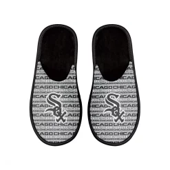 Men's FOCO Chicago White Sox Scuff Logo Slide Slippers