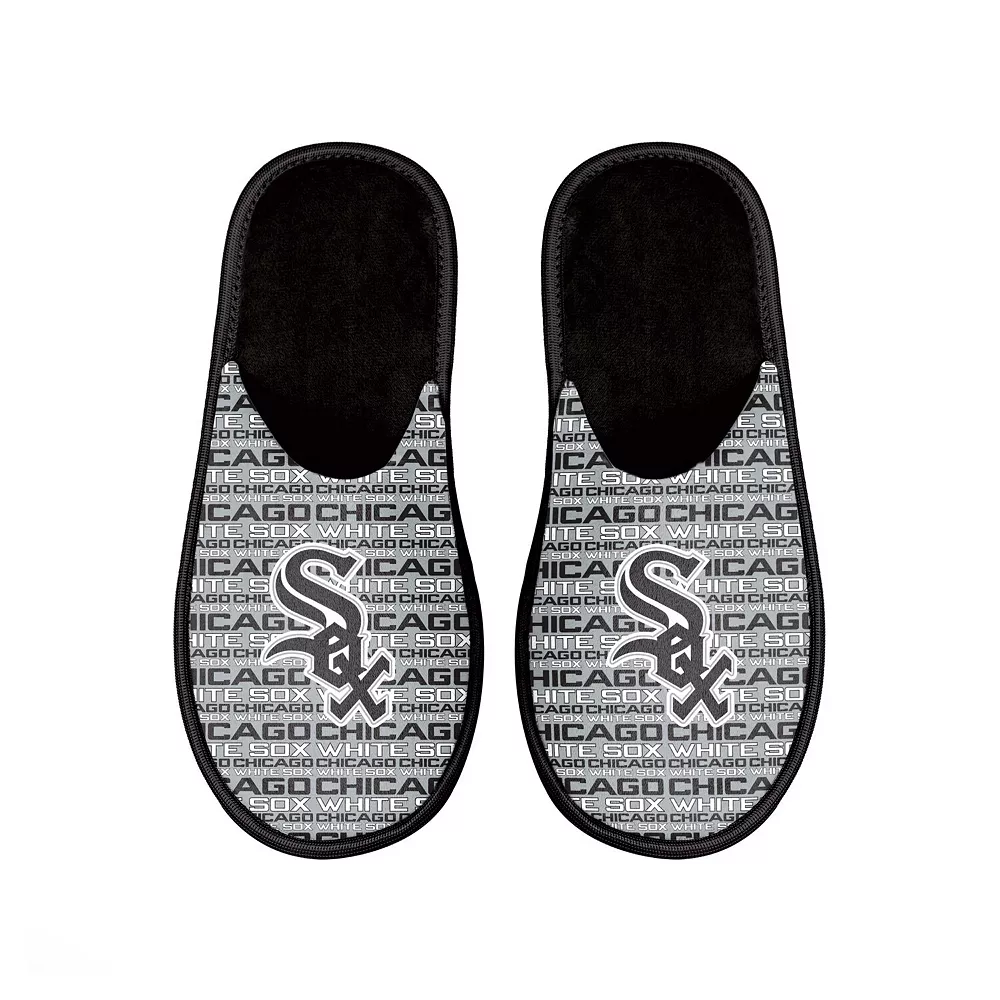 Men's FOCO Chicago White Sox Scuff Logo Slide Slippers 4 Men's FOCO Chicago White Sox Scuff Logo Slide Slippers - Image 2