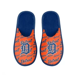 Men's FOCO Detroit Tigers Scuff Logo Slide Slippers