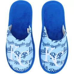 Men's FOCO Kansas City Royals Scuff Logo Slide Slippers