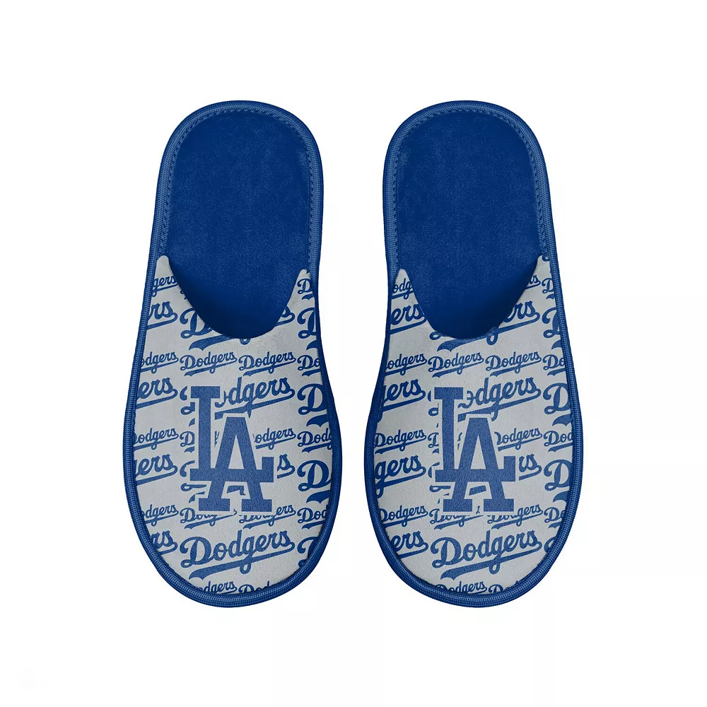 Men's FOCO Los Angeles Dodgers Scuff Logo Slide Slippers 3 Men's FOCO Los Angeles Dodgers Scuff Logo Slide Slippers