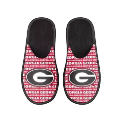 Men's FOCO Georgia Bulldogs Scuff Logo Slide Slippers