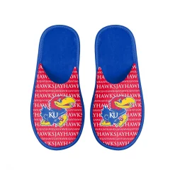 Men's FOCO Kansas Jayhawks Scuff Logo Slide Slippers