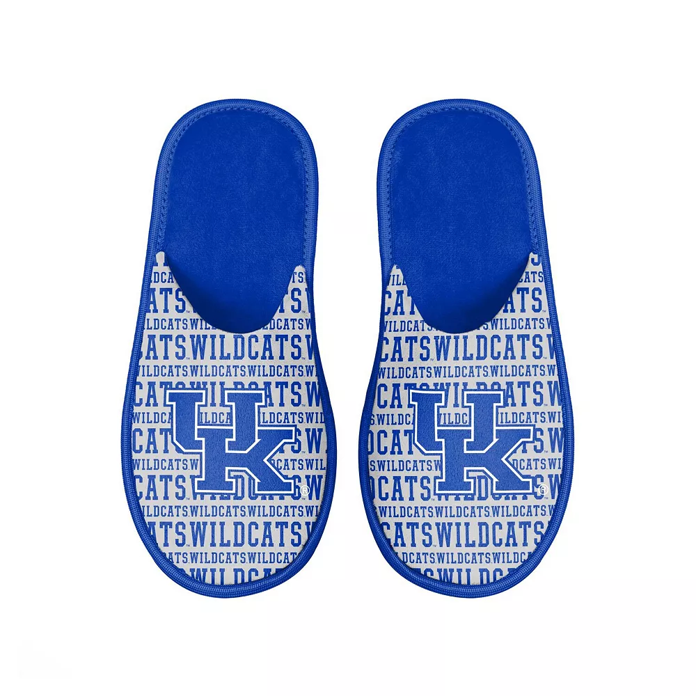 Men's FOCO Kentucky Wildcats Scuff Logo Slide Slippers 3 Men's FOCO Kentucky Wildcats Scuff Logo Slide Slippers