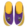 Men's FOCO Minnesota Vikings Big Logo Color Edge Slippers -STANCE shop 6162718
