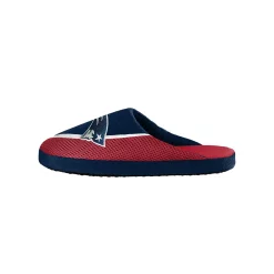 Men's FOCO New England Patriots Big Logo Color Edge Slippers -STANCE shop 6162806 ALT2