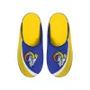 Men's FOCO Los Angeles Rams Big Logo Color Edge Slippers