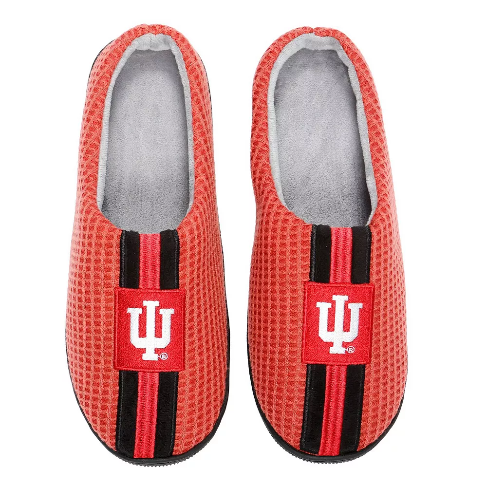 Men's FOCO Crimson Indiana Hoosiers Team Stripe Memory Foam Slide Slippers 4 Men's FOCO Crimson Indiana Hoosiers Team Stripe Memory Foam Slide Slippers - Image 2