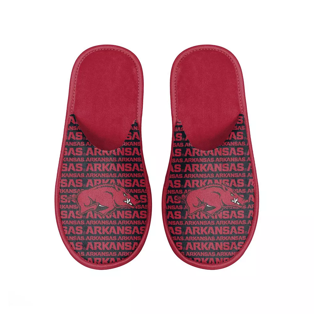 Men's FOCO Arkansas Razorbacks Scuff Logo Slide Slippers 4 Men's FOCO Arkansas Razorbacks Scuff Logo Slide Slippers - Image 2