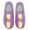Men's FOCO Purple LSU Tigers Team Stripe Memory Foam Slide Slippers -STANCE shop 6163535