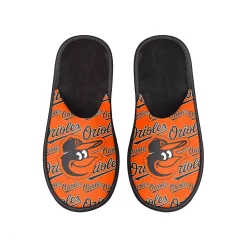Men's FOCO Baltimore Orioles Scuff Logo Slide Slippers