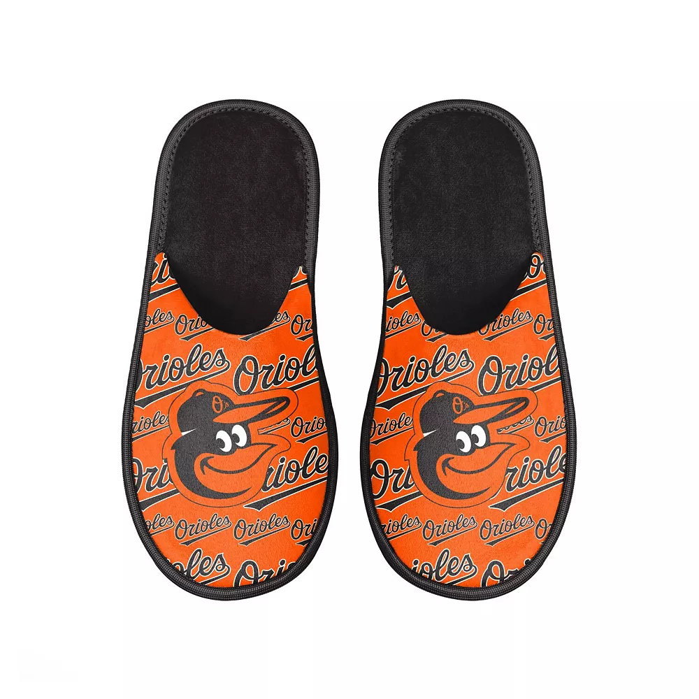 Men's FOCO Baltimore Orioles Scuff Logo Slide Slippers 4 Men's FOCO Baltimore Orioles Scuff Logo Slide Slippers - Image 2