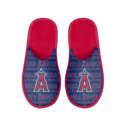 Men's FOCO Los Angeles Angels Scuff Logo Slide Slippers