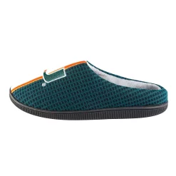 Men's FOCO Green Miami Hurricanes Team Stripe Memory Foam Slide Slippers 7 Men's FOCO Green Miami Hurricanes Team Stripe Memory Foam Slide Slippers -STANCE shop 6163695 ALT2