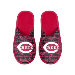 Men's FOCO Cincinnati Reds Scuff Logo Slide Slippers