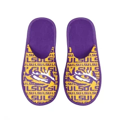 Men's FOCO LSU Tigers Scuff Logo Slide Slippers
