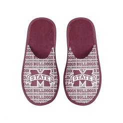 Men's FOCO Mississippi State Bulldogs Scuff Logo Slide Slippers -STANCE shop 6164809 ALT