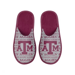 Men's FOCO Texas A&M Aggies Scuff Logo Slide Slippers