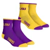 Men's Rock Em Socks LSU Tigers Core Team 2-Pack Quarter Length Sock Set -STANCE shop 6165066