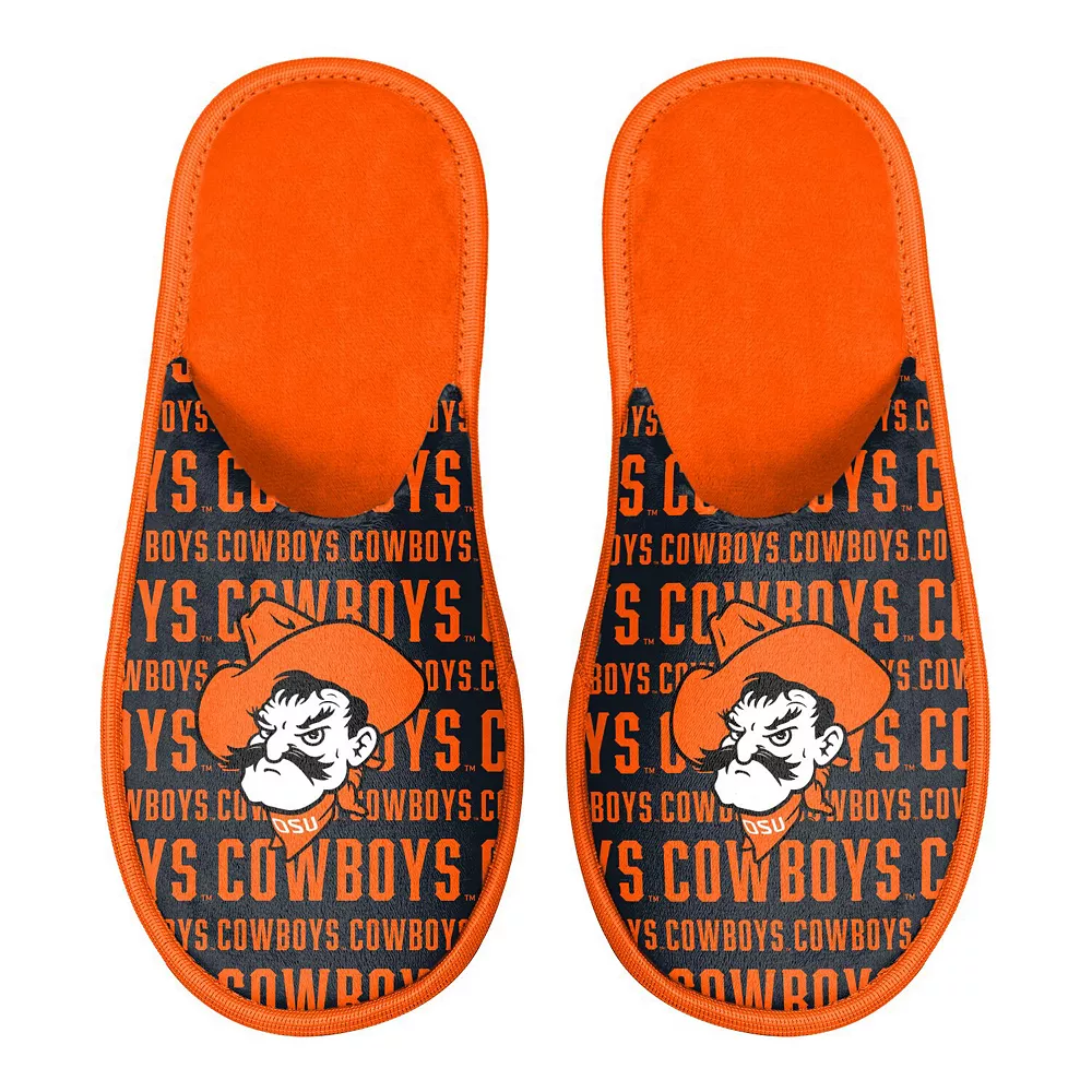 Men's FOCO Oklahoma State Cowboys Scuff Logo Slide Slippers 4 Men's FOCO Oklahoma State Cowboys Scuff Logo Slide Slippers - Image 2