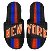 ISlide Black New York Knicks 2022/23 City Edition Gel Slide Sandals 1 ISlide Black New York Knicks 2022/23 City Edition Gel Slide Sandals -STANCE shop 6210483